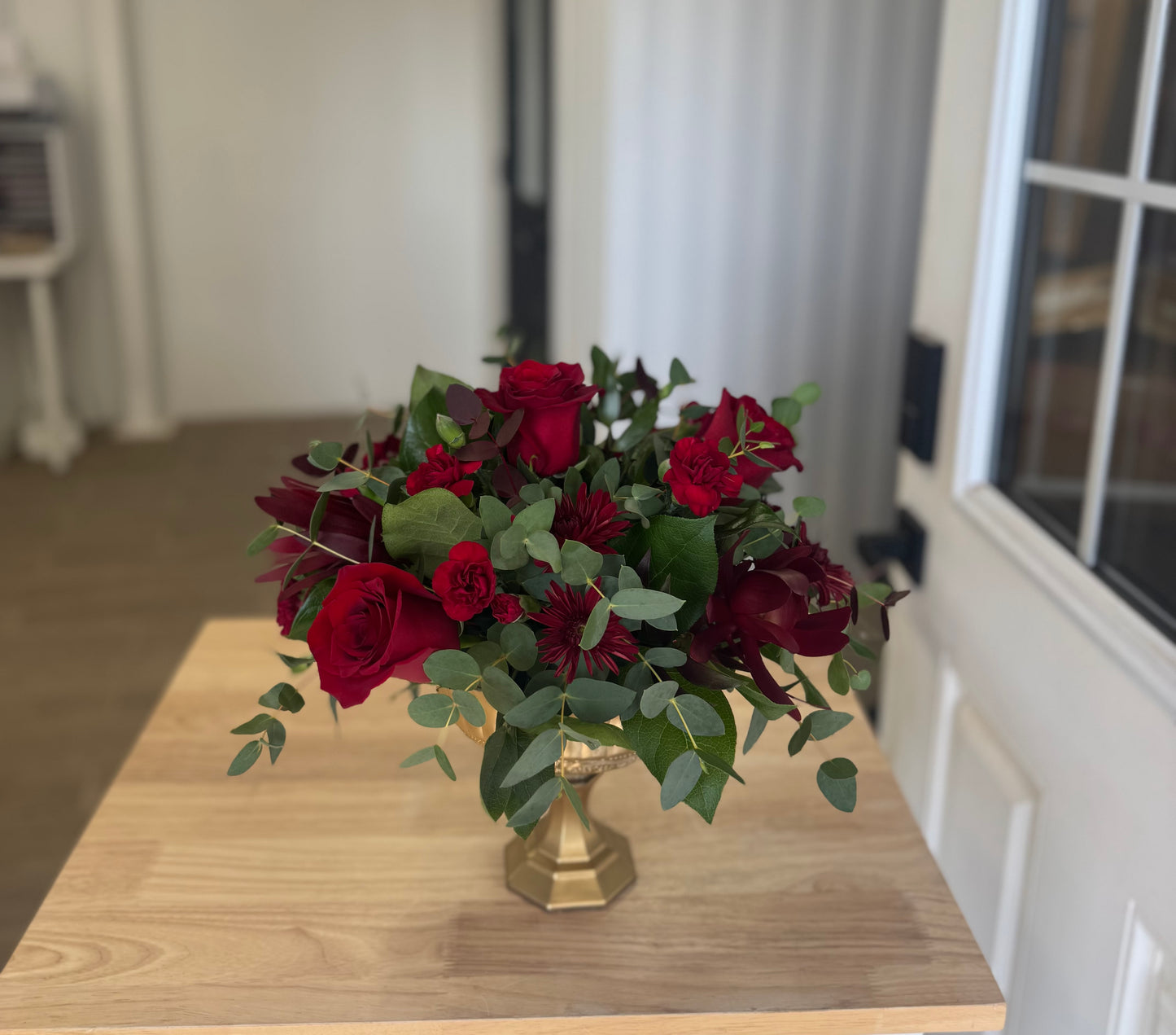 Ruby Romance Centerpiece