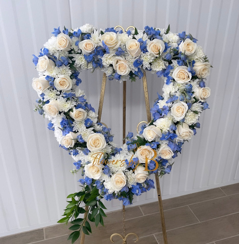 Open Heart Wreath