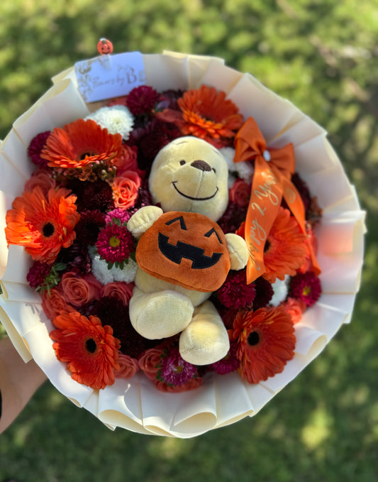 Pooh Bear fall bouquet