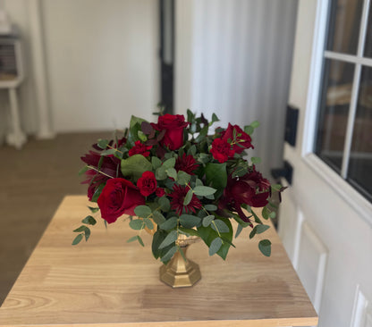 Ruby Romance Centerpiece