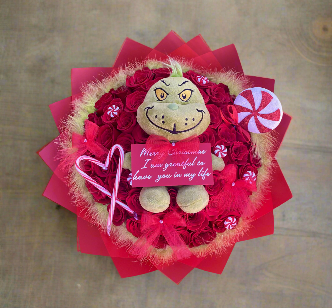 Grinch Plush Bouquet