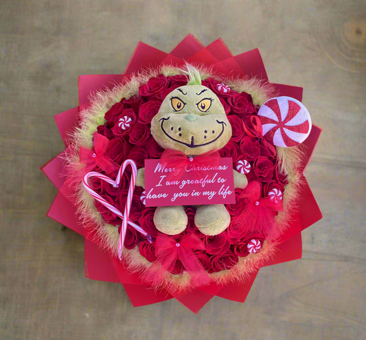 Grinch Plush Bouquet